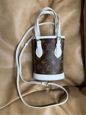 Louis Vuitton Bucket Bag Lv Match Monogram Nano